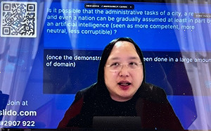 唐鳳受邀馬克宏母校 分享台灣數位民主經驗　