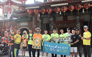 為公益勸募而走  雄中儀隊挑戰徒步環台一千公里行程