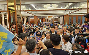 嘉義100年沒出過總統 蕭萬長抱病力挺侯友宜期盼「嘉義人當總統」