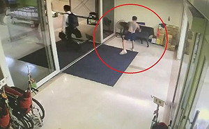 瑪莎拉蒂男追撞BMW　情緒失控脫褲大鬧醫院