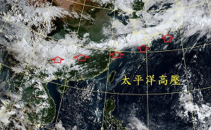 超長梅雨鋒面和「太平洋高壓」成對比！網嘆：阿梅我們懷念你