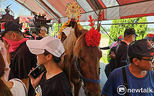 發揚忠義精神 嘉縣大林聖賢宮天香夜巡求平安