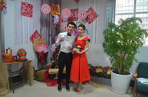 520新人登記結婚　嘉義市送金鏟子