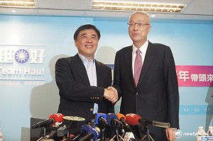 拜會郝龍斌 吳敦義：應提早佈局2018選舉