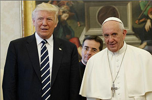 川普與教宗首度會面 2人觀念相差甚遠