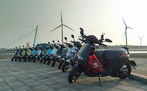 台灣電動車Gogoro推全新2代車  預計今年底串連南北專用車道