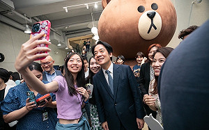 AI賴清德投票青年造型暫領先 粉絲：居然有耳環