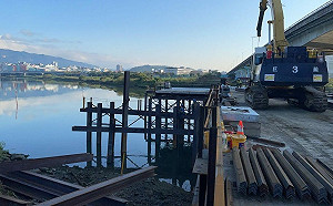 台北民權大橋改建施工！內湖往松山7/15起改便橋通行