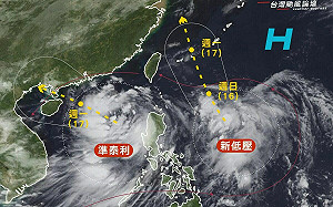 「泰利」將生成！後方新低壓跟在後 專家：估10天內還會有颱風成形