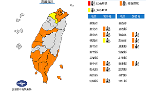 今10縣市飆36度!輕颱泰利攜水氣 2縣市大雨、全台防劇烈天氣