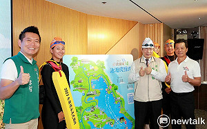 台南市首辦「泳渡虎頭埤」 黃偉哲邀各路高手挑戰台灣首座水庫