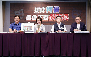 無心居住正義 綠控侯友宜：2018年選舉拿建商1800萬政治獻金