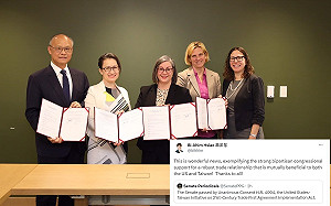 耶！美參院一致通過台美21世紀貿易倡議首批協定