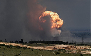 被攻擊? 自爆? 克里米亞軍事訓練場彈藥庫大爆炸 普丁要求俄將說明