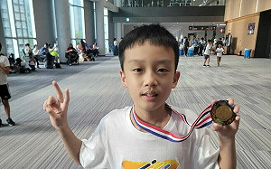 高雄龍華國小林元溥  南韓世界數學總決賽奪金