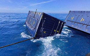 「天使輪」貨櫃南漂中！港務公司急打撈：暫不影響高雄港進出