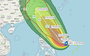 「萬箭穿心」杜蘇芮侵台機率80％！吳德榮："這時間"強度達顛峰