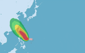 慎防午後雷雨！專家：杜蘇芮直接侵襲機會高