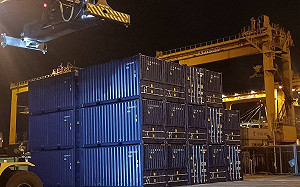 「天使輪」空貨櫃落海流浪   港務公司累計打撈116只上岸