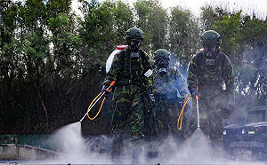 萬安46號演習南部3縣市展開  總統、行政院長下午實地視察　