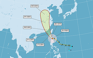 「杜蘇芮」發威狂炸花東！上午54測站累積雨量破百米