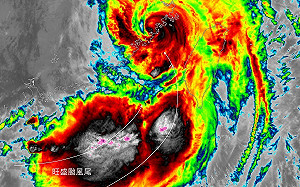 「杜蘇芮」旺盛颱風尾掃過！專家：未來4小時「南部4地」防大雨