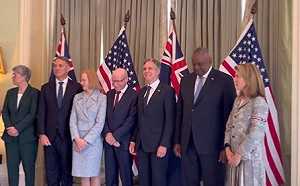 美澳部長聯合聲明 反對片面改變台海現狀