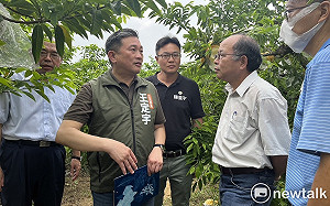 杜蘇芮颱風導致歸仁釋迦災損 王定宇助農民速獲天災現金救助