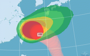 卡努陸警發布！氣象局：北部3警戒區嚴加戒備