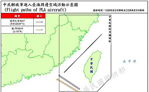 共機又擾台！國防部：22機艦台海周邊活動 5軍機闖西南空域