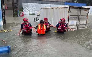 河北保定逾百萬人陷洪災 直接經濟損失逾7百億元