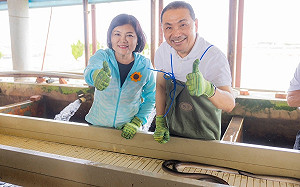 陪同侯友宜勘察養殖漁業 張麗善喊話團結：以大局為重