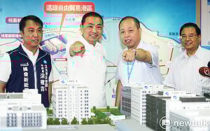 參訪遠雄自貿港區 侯友宜：經貿產業建構於國家安全