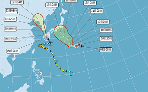 雙颱接連影響日韓！專家：出國留意颱風動態
