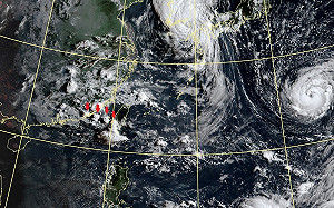 南部上空對流胞排排站 鄭明典：不論大小都要小心