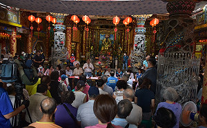 高雄義民廟座談   侯友宜:當選後一件一件清查民進黨弊案