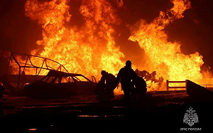 更新》(影) 俄共和國達吉斯坦大爆炸！汽修廠火勢延燒加油站 造成27死75傷