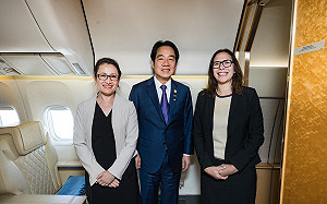 賴清德過境舊金山  AIT主席羅森柏格、蕭美琴登機迎接  賴：格外溫暖