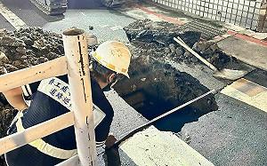 北市天坑頻傳 李四川：與極端氣候溫室效應有關