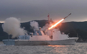 北韓新型隱形護衛艦首次公開 配備箭矢-2戰略巡航導彈