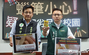 蠟筆小心！  綠批李全教中國劣質文宣品至國小發放毒害下一代