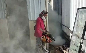 高雄本土登革熱＋2 強制地毯式孳生源檢查及化學防治