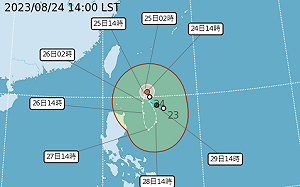 「蘇拉」下午2時已生成！明往南滯留打轉 下週二北轉成侵台關鍵