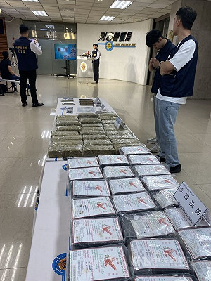 大麻夾藏桂圓內走私來台 刑事局偕海關破案逮2嫌