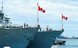 加拿大戰艦渥太華號東海附近巡弋 遭中國雷射照射與戰機逼近