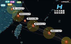 蘇拉2點半解除海警！海葵西折「暴風圈」恐觸陸 影響範圍曝光