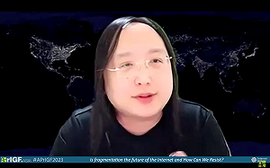 視訊出席亞太網路治理論壇  唐鳳成功爭取明年8月在台主辦