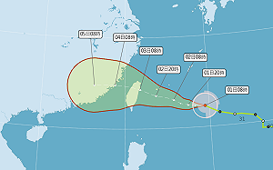 海葵估週末從東北部登陸！專家曝恐終結「這兩項」紀錄