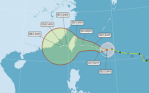 海葵颱風有望成終結者！4年無颱風中心登陸台灣破紀錄 一文看這「97颱」都跑去哪？