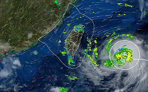 海葵暴風圈明晨觸陸！氣象局：陸警範圍擴大至7縣市